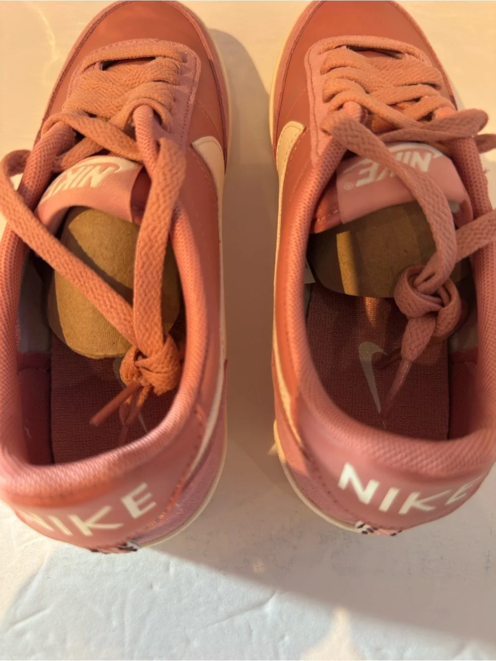 Nike Women’s Low-Profile Sneakers - Rose & White - Picture 5 of 7